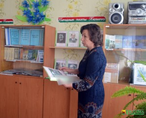 DSC_0080 Настаўніцы беларускай мовы і літаратуры Каткаўскага НПК Ірыне Касцюкевіч ёсць чым падзяліцца з калегамі