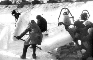 Заготовка льда 1920-е Заготовка льда 1920-е