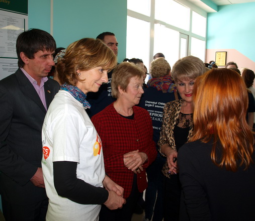 В Глусском районе побывала чрезвычайный и полномочный посол Ирландии в Беларуси и Литве госпожа Филомена Мурнаган