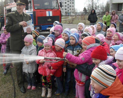 Захотели стать пожарными