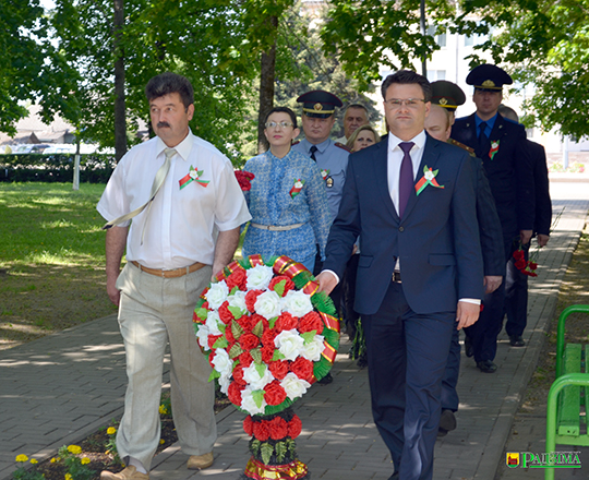 На Глусчине проходят торжественные мероприятия, посвященные Дню Победы