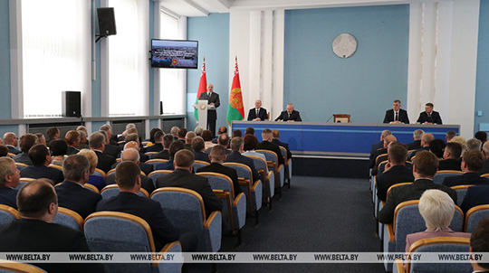 Александр Лукашенко провел встречу с активом Гродненской области