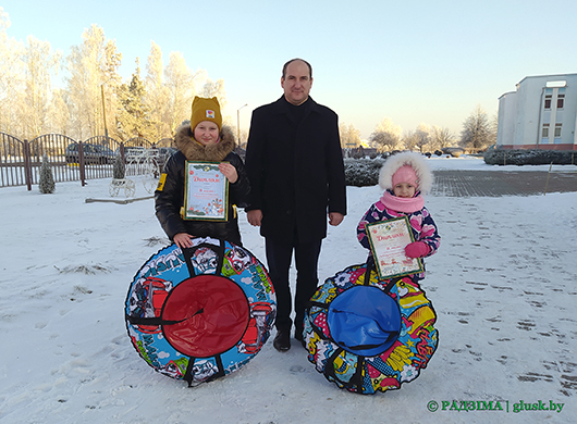 Новогодний лес в красках