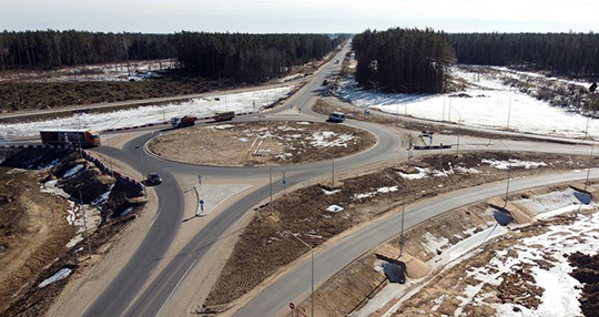 Строительство кольцевой дороги вокруг Могилёва идет по графику