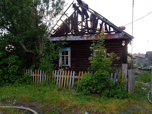 На пожаре в Заелице погиб человек