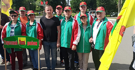 Депутаты Глусчины приняли участие в летней областной спартакиаде