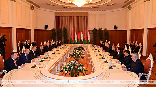 Лукашенко: потенциал экономик Беларуси и Таджикистана гораздо выше уровня товарооборота