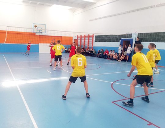 Зональные соревнования по волейболу в рамках спартакиады среди детей и подростков по месту жительства прошли в гимназии Глуска