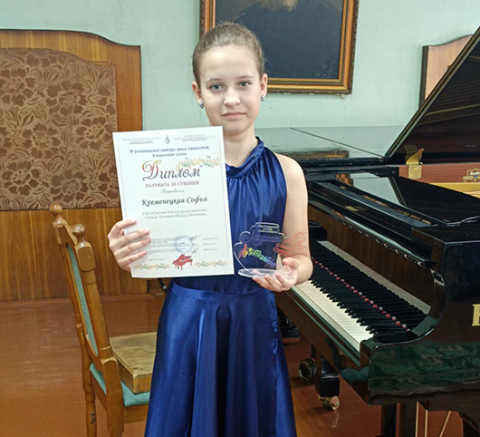 Музыкальные вершины юной пианистки