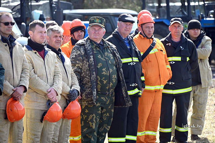 В Глусском районе проверили готовность лесной охраны к пожароопасному периоду