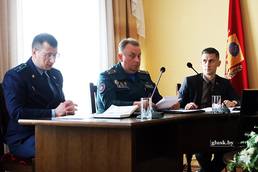 В Глуске прошло координационное совещание по борьбе с преступностью и  коррупцией