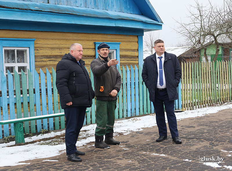 Дзень выязной работы ў Глускім раёне з дэпутатам Палаты прадстаўнікоў Нацыянальнага сходу Алегам Дзьячэнкам