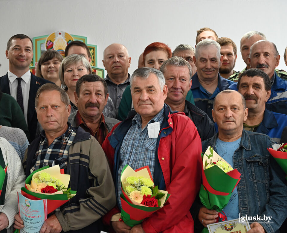 Накануне Дня мелиоратора в Глусской ПМК № 86 «Водстрой» прошло торжественное собрание