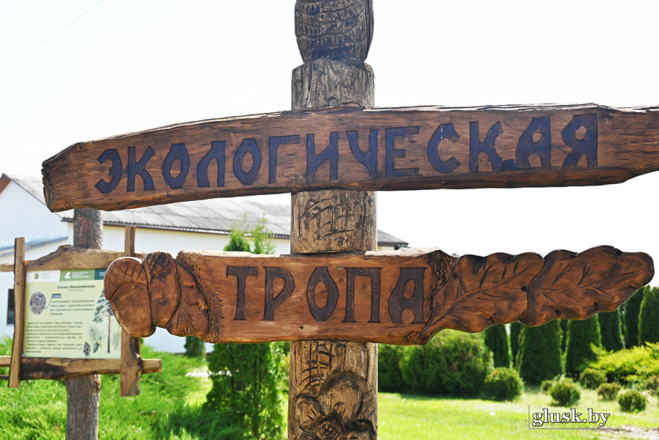 В Глусском лесхозе открыли экологическую тропу