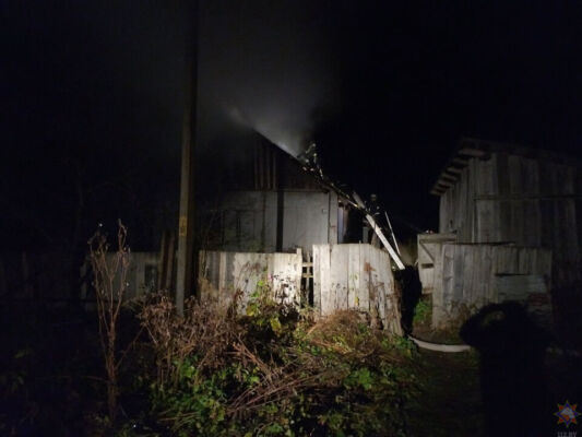 Неисправная печь привела к пожару в Кричевском районе