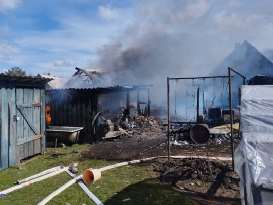 Два серьезных пожара произошли в Могилёвской области 21 апреля из-за неосторожного обращения с огнем