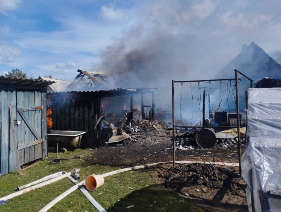 Два серьезных пожара произошли в Могилёвской области 21 апреля из-за неосторожного обращения с огнем