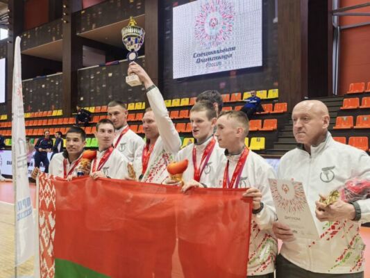 Футбольная команда Глусского детского социального пансионата «Весново» приняла участие во Всероссийской спартакиаде специальной олимпиады