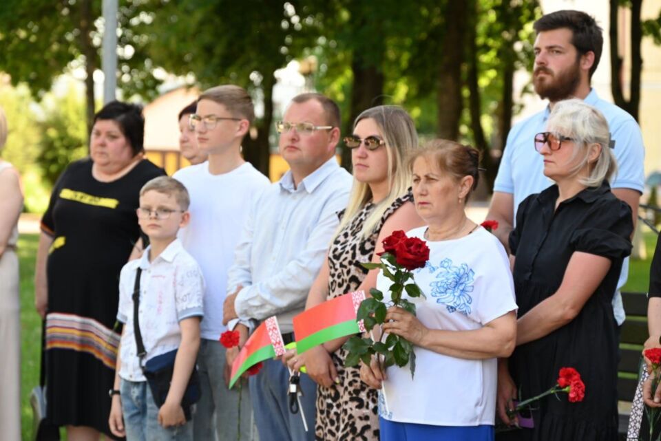 В Глуске отметили 82-ю годовщину освобождения района от немецко-фашистских захватчиков