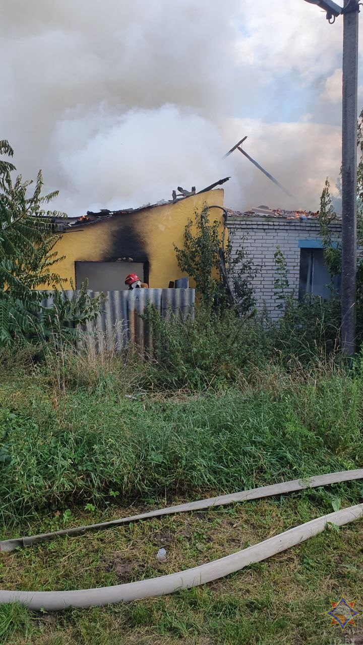 На пожаре в Могилёвском районе погиб пенсионер
